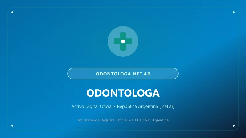 Composición visual de Odontologa para el portal odontologa.net.ar